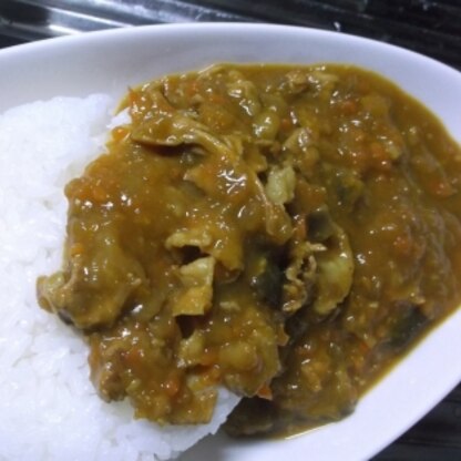 コクが増してとってもおいしいカレーができました(*´▽｀*)